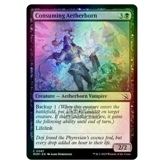 Magic The Gathering - March of the Machine - Consuming Aetherborn - 0097 (Foil)