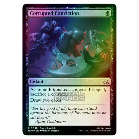 Magic The Gathering - March of the Machine - Corrupted Conviction - 0098 (Foil)