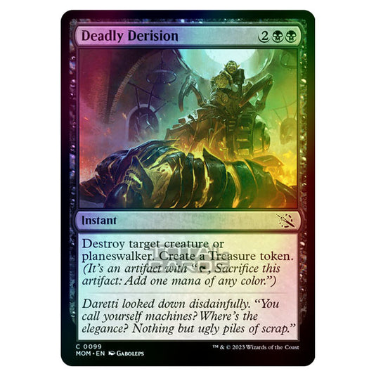 Magic The Gathering - March of the Machine - Deadly Derision - 0099 (Foil)