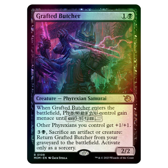 Magic The Gathering - March of the Machine - Grafted Butcher - 0109 (Foil)