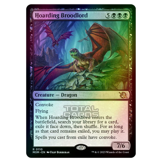 Magic The Gathering - March of the Machine - Hoarding Broodlord - 0110 (Foil)