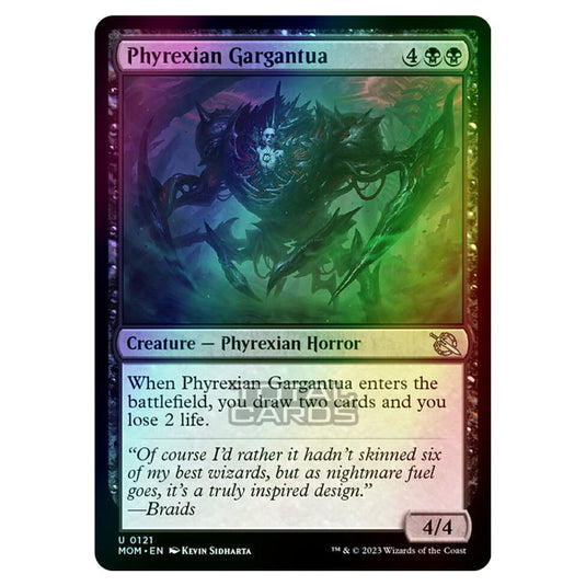 Magic The Gathering - March of the Machine - Phyrexian Gargantua - 0121 (Foil)