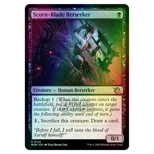 Magic The Gathering - March of the Machine - Scorn-Blade Berserker - 0124 (Foil)