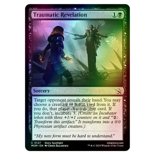 Magic The Gathering - March of the Machine - Traumatic Revelation - 0127 (Foil)