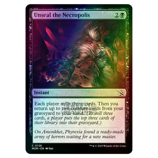 Magic The Gathering - March of the Machine - Unseal the Necropolis - 0128 (Foil)