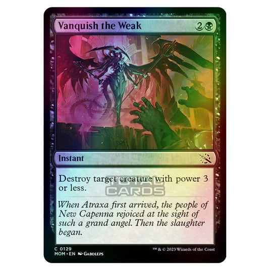 Magic The Gathering - March of the Machine - Vanquish the Weak - 0129 (Foil)