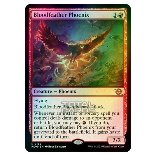 Magic The Gathering - March of the Machine - Bloodfeather Phoenix - 0132 (Foil)