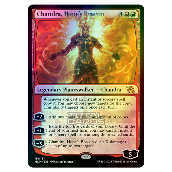 Magic The Gathering - March of the Machine - Chandra, Hope's Beacon - Magic The Gathering - March of the Machine - Chandra, Hope's Beacon -