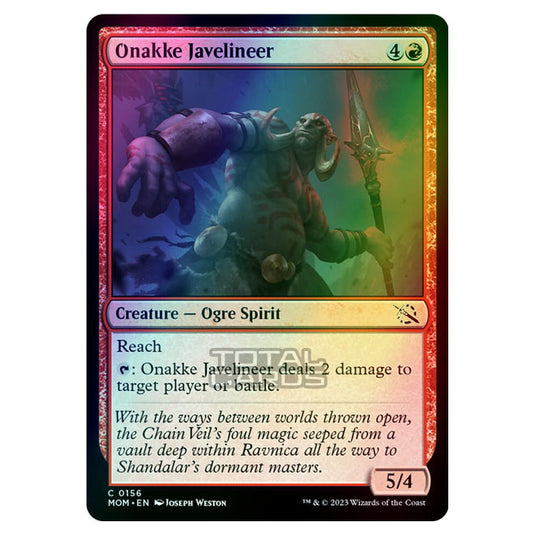 Magic The Gathering - March of the Machine - Onakke Javelineer - 0156 (Foil)