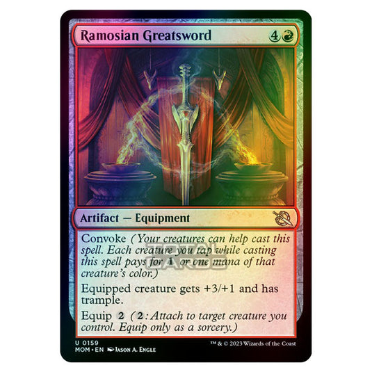 Magic The Gathering - March of the Machine - Ramosian Greatsword - 0159 (Foil)