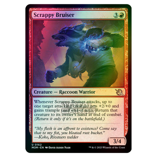 Magic The Gathering - March of the Machine - Scrappy Bruiser - 0162 (Foil)