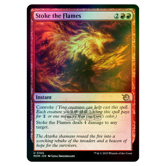 Magic The Gathering - March of the Machine - Stoke the Flames - 0166 (Foil)