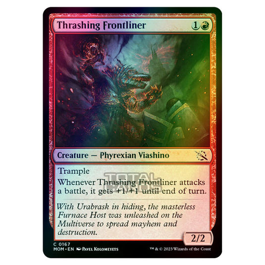 Magic The Gathering - March of the Machine - Thrashing Frontliner - 0167 (Foil)