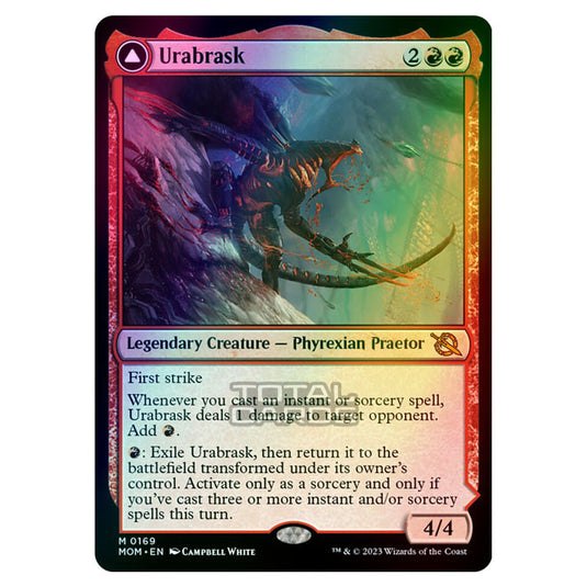 Magic The Gathering - March of the Machine - Urabrask / The Great Work - 0169 (Foil)