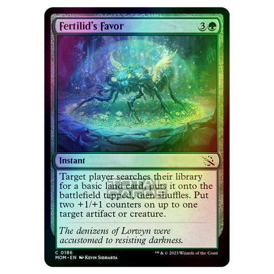 Magic The Gathering - March of the Machine - Fertilid's Favor - 0186 (Foil)