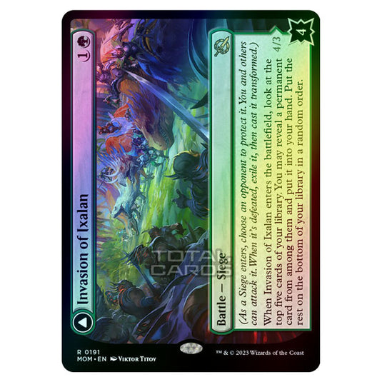 Magic The Gathering - March of the Machine - Invasion of Ixalan / Belligerent Regisaur - 0191 (Foil)