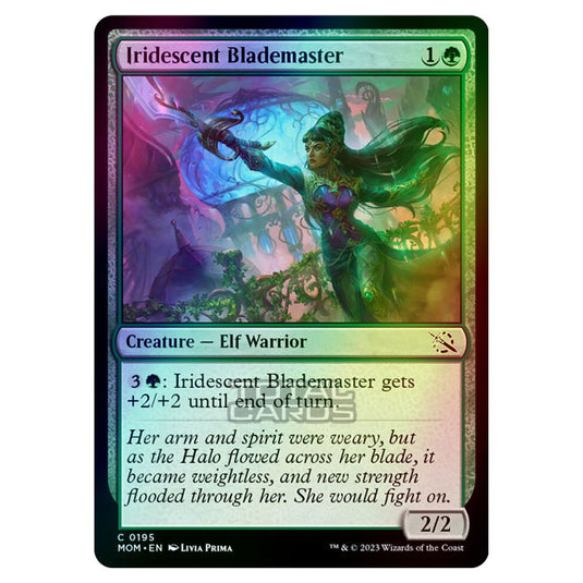 Magic The Gathering - March of the Machine - Iridescent Blademaster - 0195 (Foil)