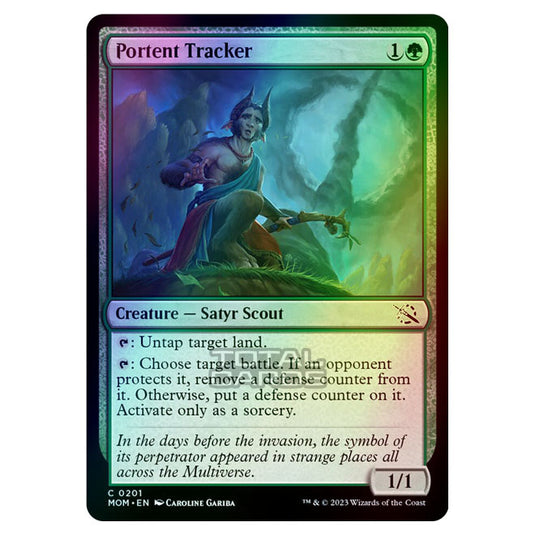 Magic The Gathering - March of the Machine - Portent Tracker - 0201 (Foil)