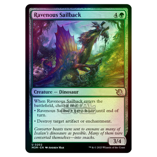 Magic The Gathering - March of the Machine - Ravenous Sailback - 0202 (Foil)