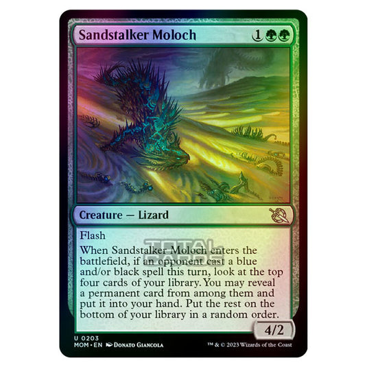 Magic The Gathering - March of the Machine - Sandstalker Moloch - 0203 (Foil)