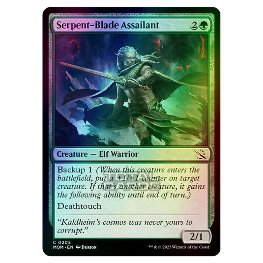 Magic The Gathering - March of the Machine - Serpent-Blade Assailant - 0205 (Foil)