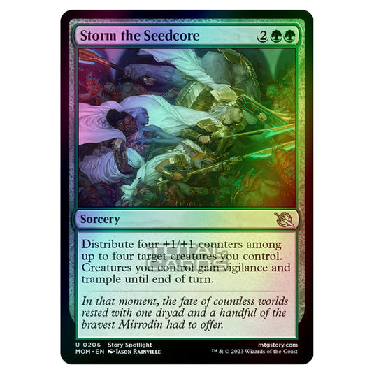 Magic The Gathering - March of the Machine - Storm the Seedcore - 0206 (Foil)