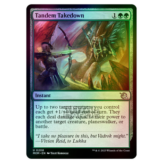 Magic The Gathering - March of the Machine - Tandem Takedown - 0208 (Foil)