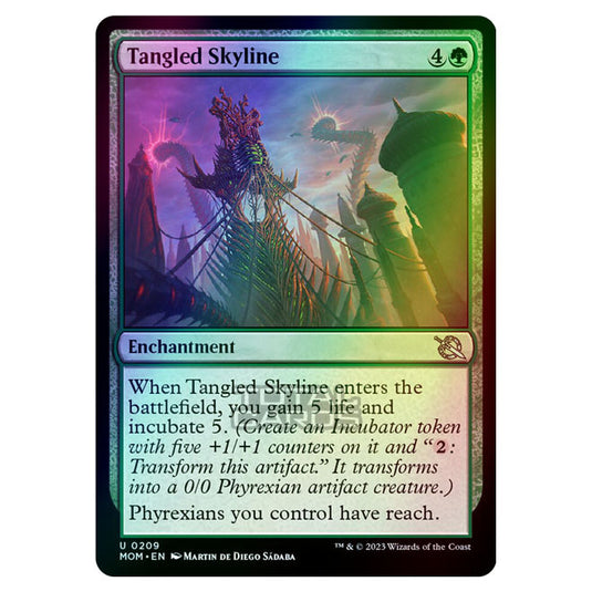 Magic The Gathering - March of the Machine - Tangled Skyline - 0209 (Foil)