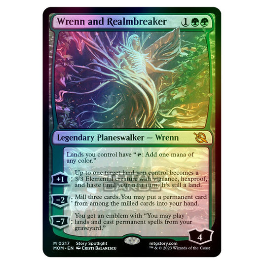 Magic The Gathering - March of the Machine - Wrenn and Realmbreaker - 0217 (Foil)