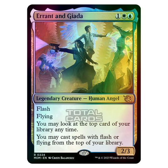 Magic The Gathering - March of the Machine - Errant and Giada - 0224 (Foil)