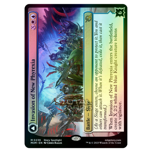 Magic The Gathering - March of the Machine - Invasion of New Phyrexia / Teferi Akosa of Zhalfir - 0239 (Foil)