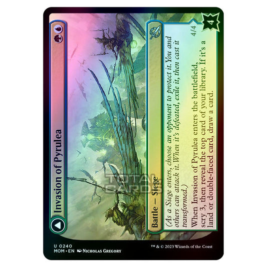 Magic The Gathering - March of the Machine - Invasion of Pyrulea / Gargantuan Slabhorn - 0240 (Foil)