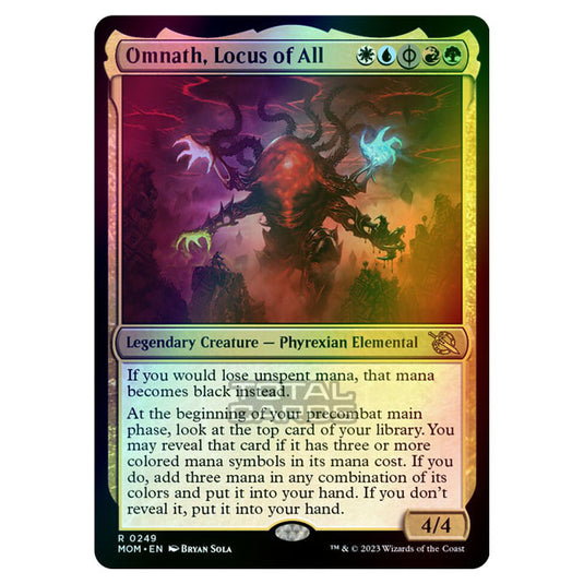 Magic The Gathering - March of the Machine - Omnath, Locus of All - 0249 (Foil)