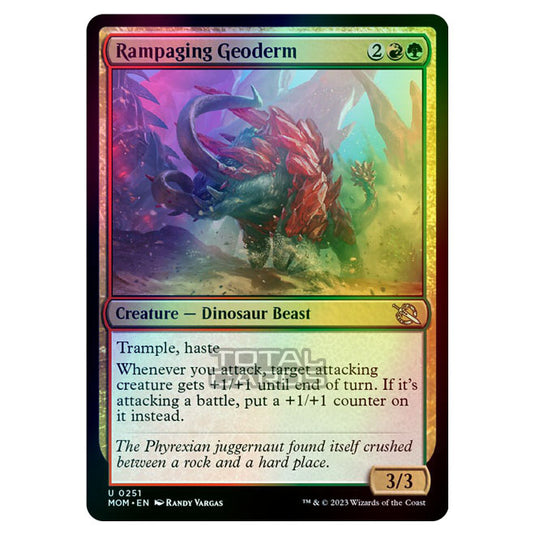 Magic The Gathering - March of the Machine - Rampaging Geoderm - 0251 (Foil)