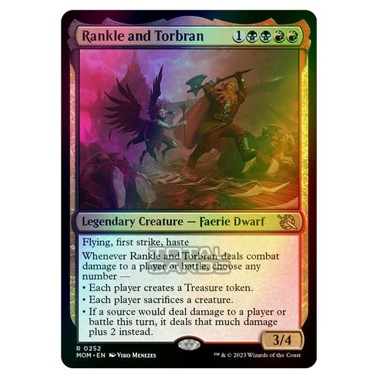 Magic The Gathering - March of the Machine - Rankle and Torbran - 0252 (Foil)