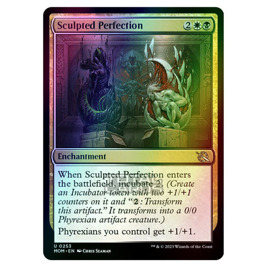 Magic The Gathering - March of the Machine - Sculpted Perfection - 0253 (Foil)