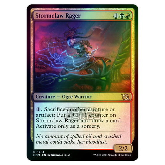 Magic The Gathering - March of the Machine - Stormclaw Rager - 0254 (Foil)