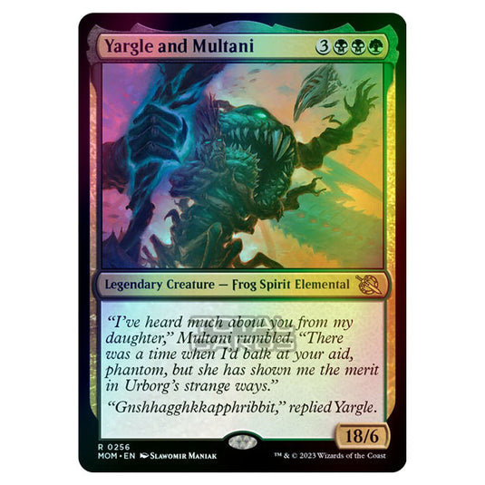 Magic The Gathering - March of the Machine - Yargle and Multani - 0256 (Foil)