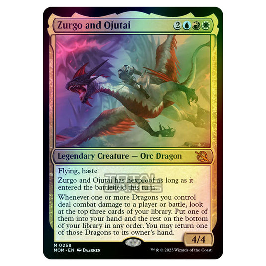 Magic The Gathering - March of the Machine - Zurgo and Ojutai - 0258 (Foil)