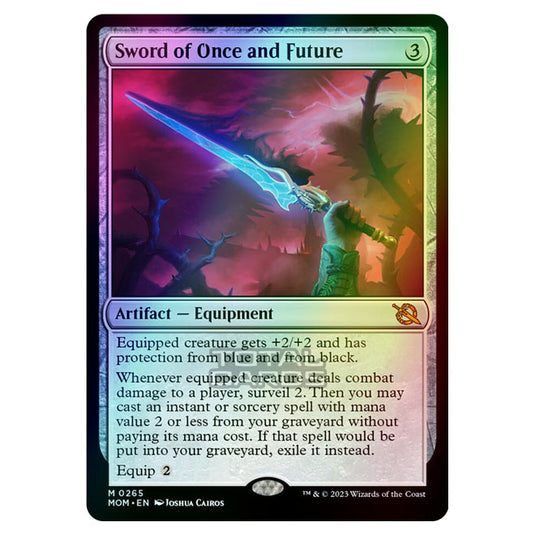 Magic The Gathering - March of the Machine - Sword of Once and Future - 0265 (Foil)
