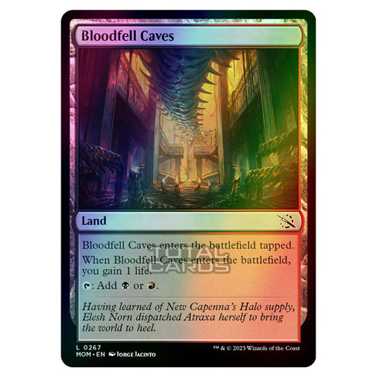 Magic The Gathering - March of the Machine - Bloodfell Caves - 0267 (Foil)
