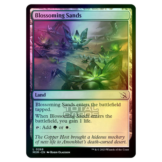 Magic The Gathering - March of the Machine - Blossoming Sands - 0268 (Foil)