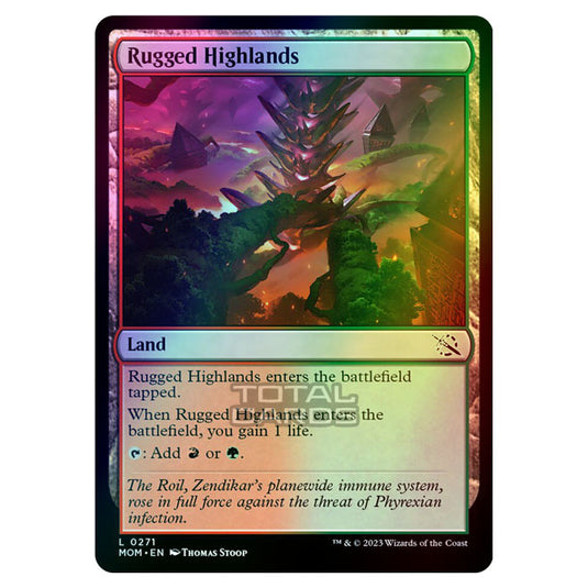 Magic The Gathering - March of the Machine - Rugged Highlands - 0271 (Foil)