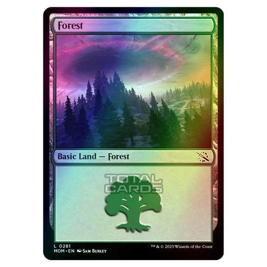 Magic The Gathering - March of the Machine - Forest - 0281 (Foil)