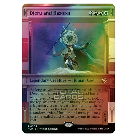 Magic The Gathering - March of the Machine - Djeru and Hazoret (Showcase Card)  - 0304 (Foil)