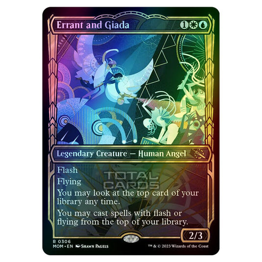 Magic The Gathering - March of the Machine - Errant and Giada (Showcase Card)  - 0306 (Foil)