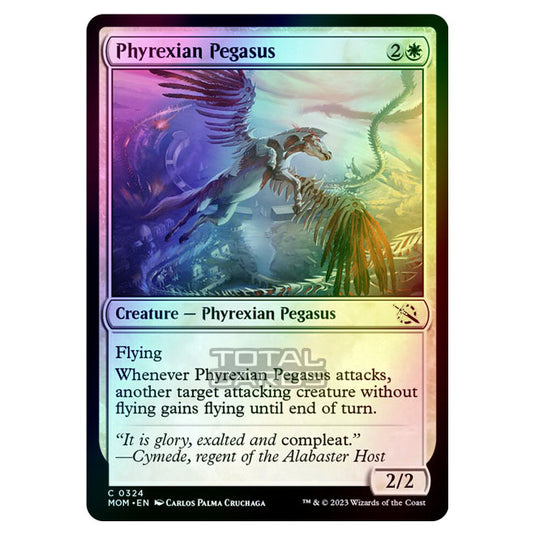 Magic The Gathering - March of the Machine - Phyrexian Pegasus (Jumpstart Card)  - 0324 (Foil)