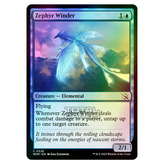 Magic The Gathering - March of the Machine - Zephyr Winder (Jumpstart Card)  - 0328 (Foil)