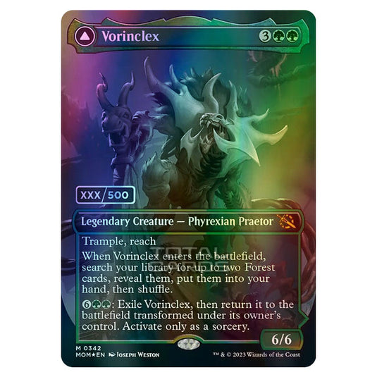 Magic The Gathering - March of the Machine - Vorinclex / The Grand Evolution (Extended Art Card)  - 0342 (Foil)