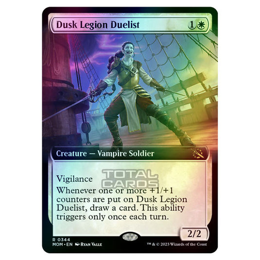 Magic The Gathering - March of the Machine - Dusk Legion Duelist (Extended Art Card)  - 0344 (Foil)